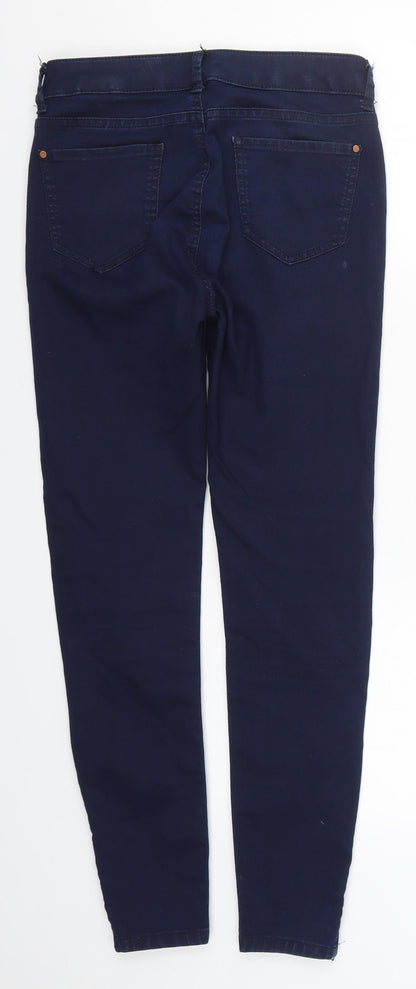 Womens UK Size 8 Marks and Spencer Regular Fit Skinny Blue Jeans
