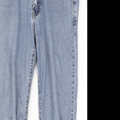 FRN Womens Blue  Denim Cropped Jeans Size 28 in L23 in