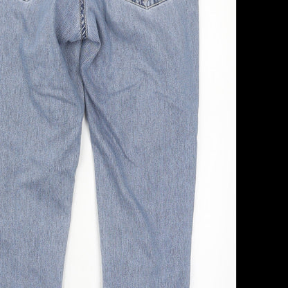 FRN Womens Blue  Denim Cropped Jeans Size 28 in L23 in