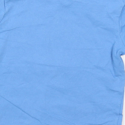 Nutmeg Boys Blue   Basic T-Shirt Size 12-18 Months  - Did Someone Say Pool Party? Sharks
