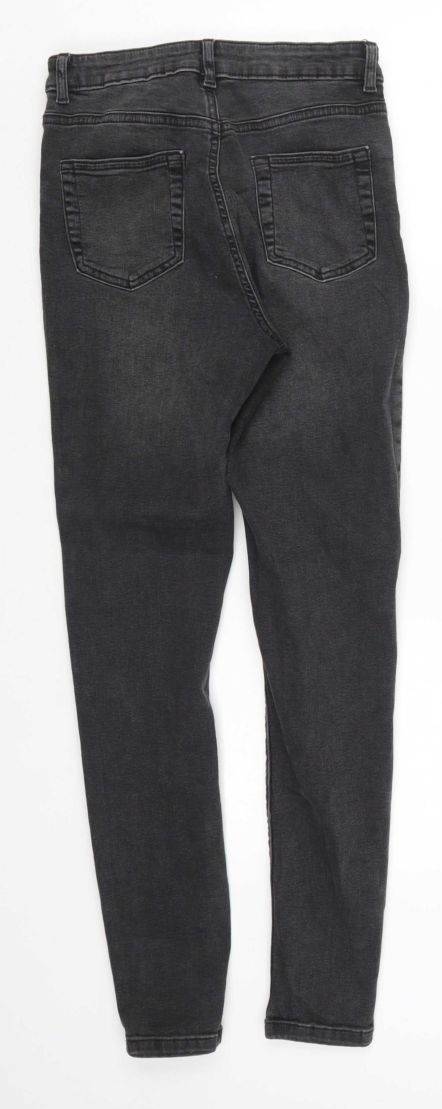 Denim Co Womens Grey  Denim Skinny Jeans Size 10 L27 in