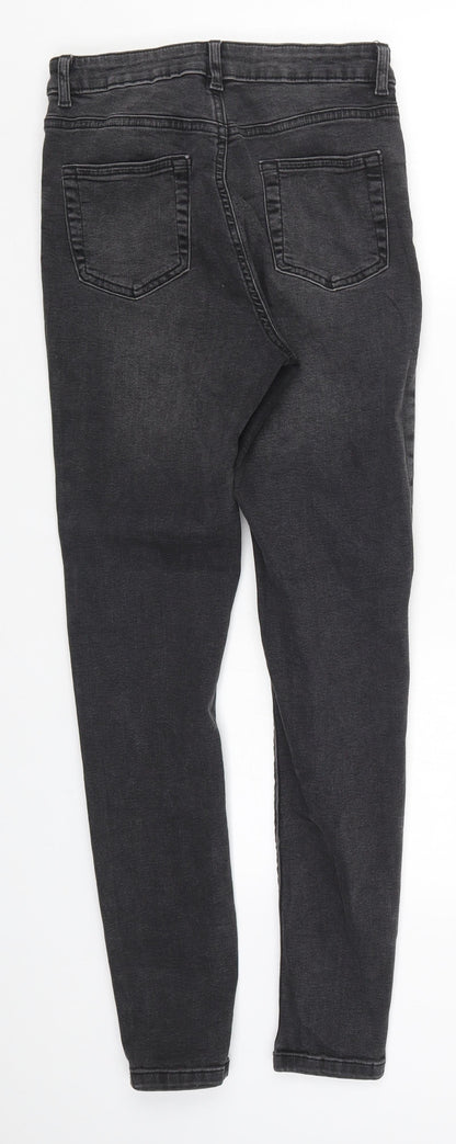 Denim Co Womens Grey  Denim Skinny Jeans Size 10 L27 in