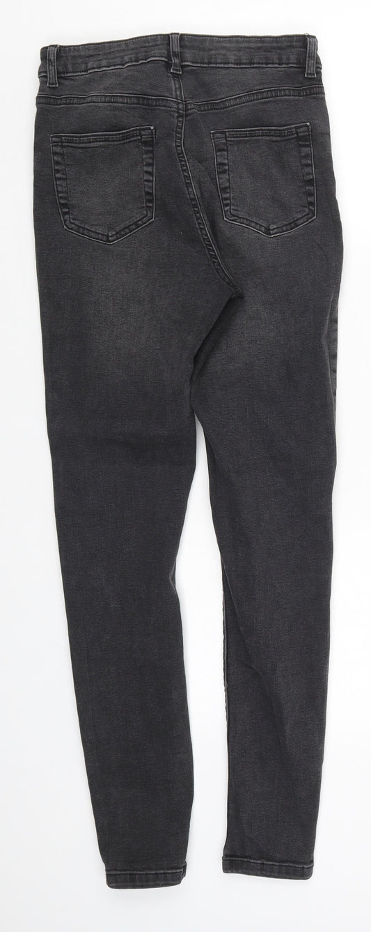 Denim Co Womens Grey  Denim Skinny Jeans Size 10 L27 in