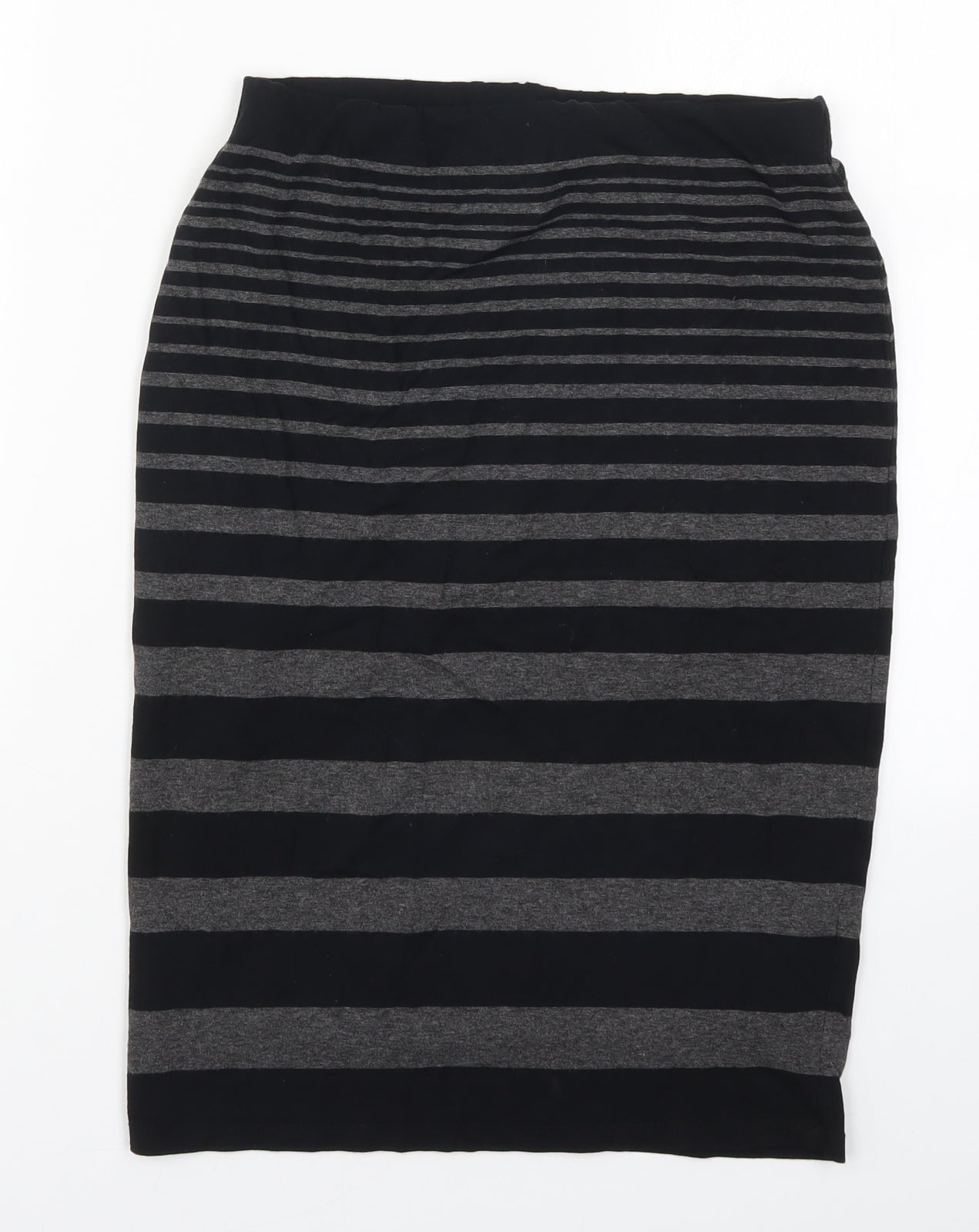 NEXT Womens Black Striped  Straight & Pencil Skirt Size 27 in