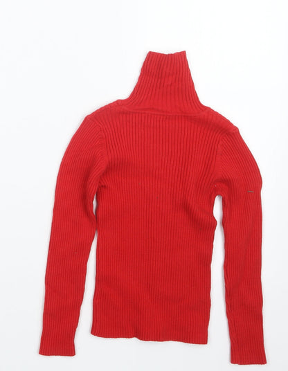 NEXT Girls Red   Pullover Jumper Size 6 Years