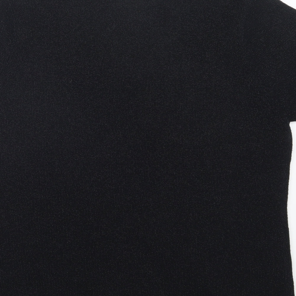 Womens UK Size 14 Berkertex Black Pullover Jumper