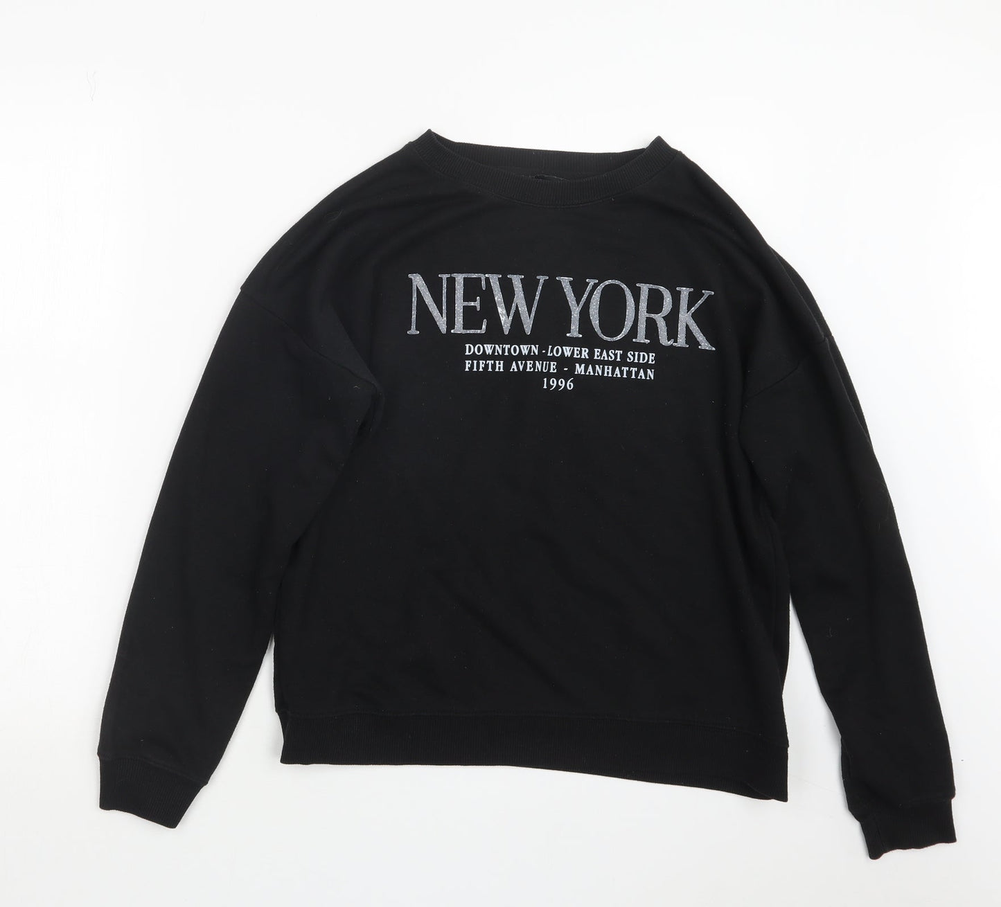 Womens UK Size 12 New Look Black Pullover Jumper