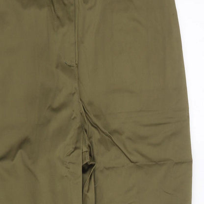 Womens UK Size 20 Moose Regular Fit  Green Trousers