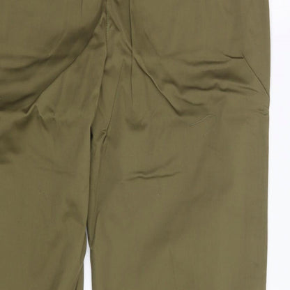 Womens UK Size 20 Moose Regular Fit  Green Trousers