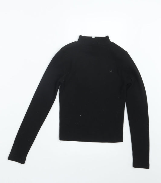 Miss E-vie Girls Black   Pullover Jumper Size 9-10 Years