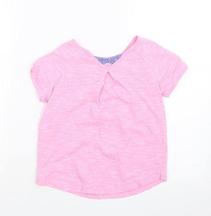 Matalan Girls Pink   Basic T-Shirt Size 8-9 Years