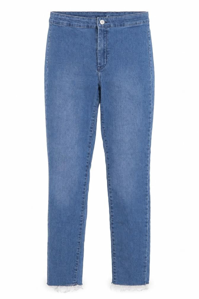 Womens UK Size 12 Divided by H&M Regular Fit Straight Blue Jeans