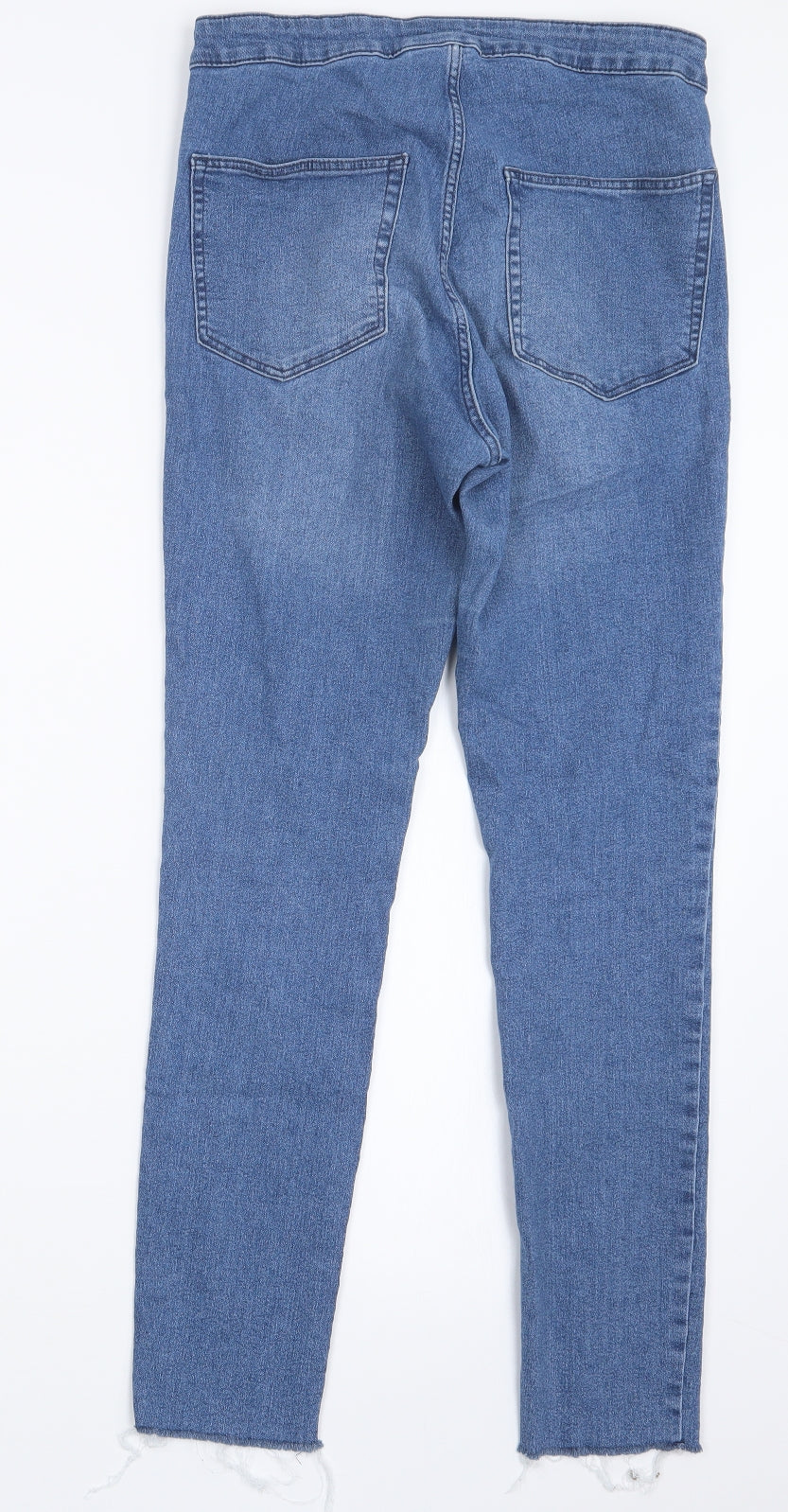 Divided by H&M Womens Blue  Denim Straight Jeans Size 12 L27 in