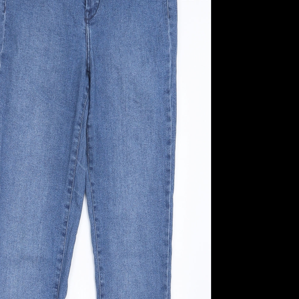 Divided by H&M Womens Blue  Denim Straight Jeans Size 12 L27 in