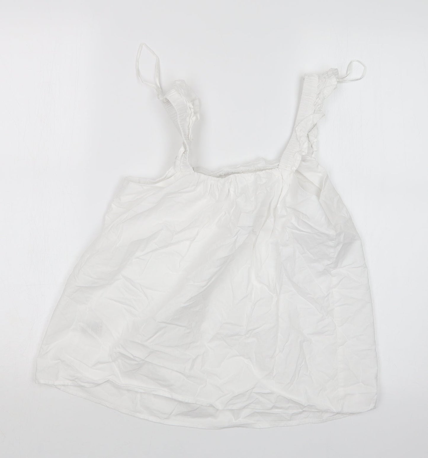 Womens UK Size 10 Jeff&Co White Basic T-Shirt