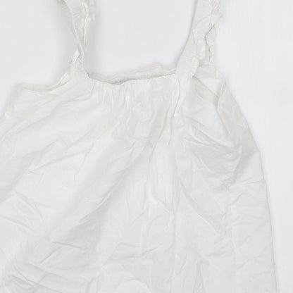 Womens UK Size 10 Jeff&Co White Basic T-Shirt