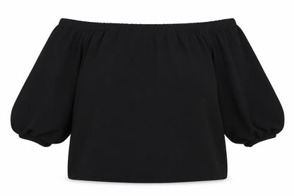Womens UK Size M Wallis Black Basic Blouse