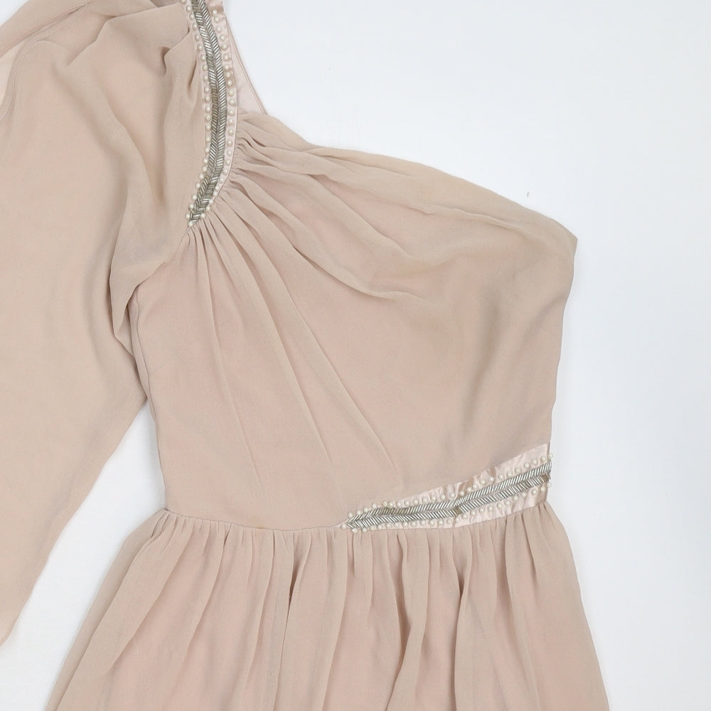 Lipsy Womens Beige   Mini  Size 8