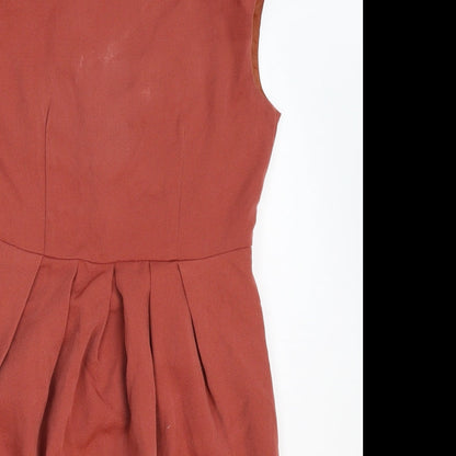 H&M Womens Beige   Mini  Size 8