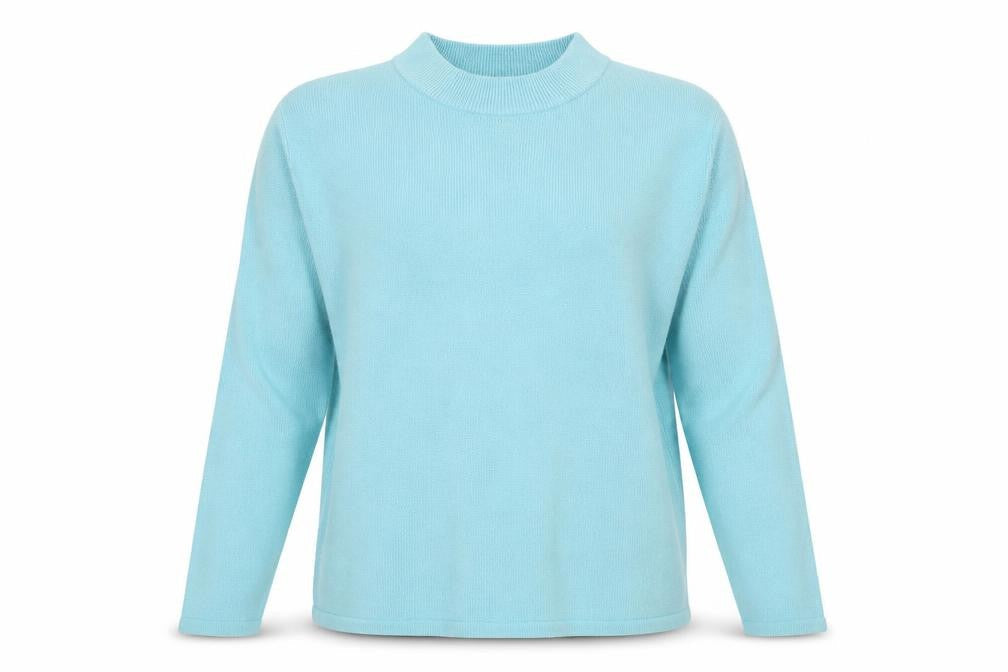 Womens UK Size L Fay Louise Blue Pullover Jumper