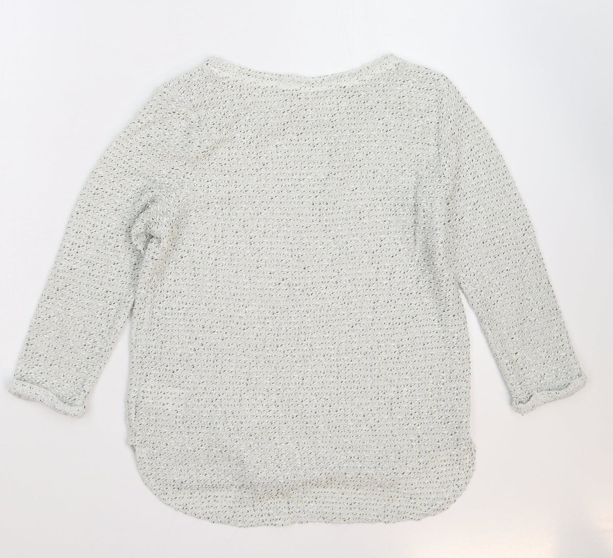Womens UK Size XS H&M White Pullover Jumper
