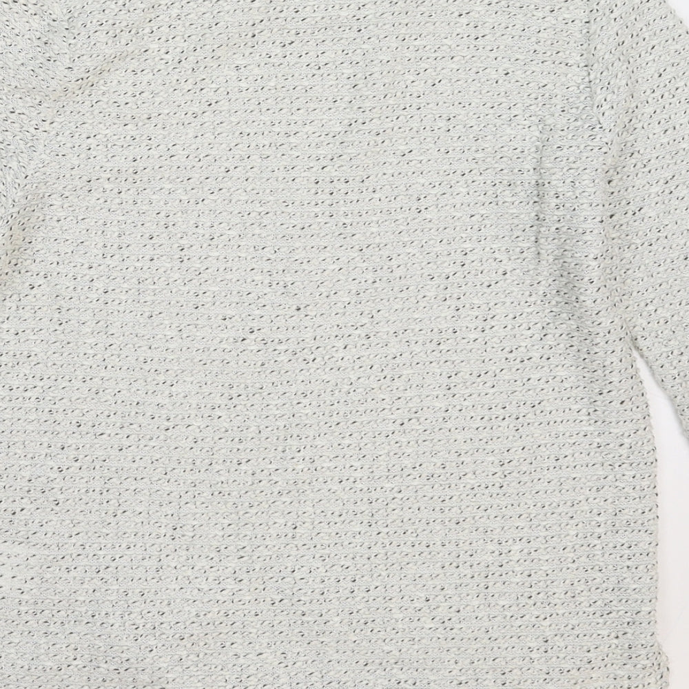 Womens UK Size XS H&M White Pullover Jumper