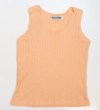 Womens UK Size M South Lodge Beige Basic Tank