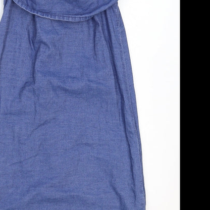 Denim & Co. Womens Blue   Mini  Size 6