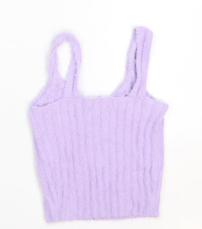 Womens UK Size S New Look Purple Pullover Jumper