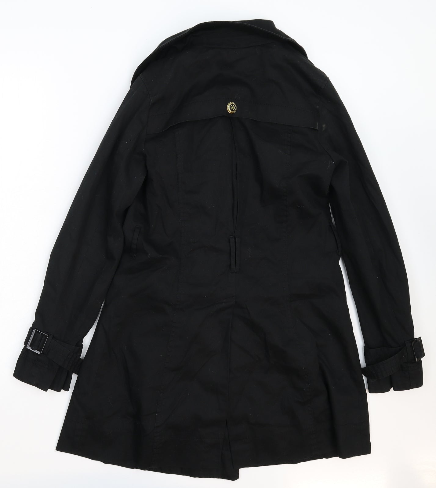 Womens UK Size 8 New Look Black Pea Coat