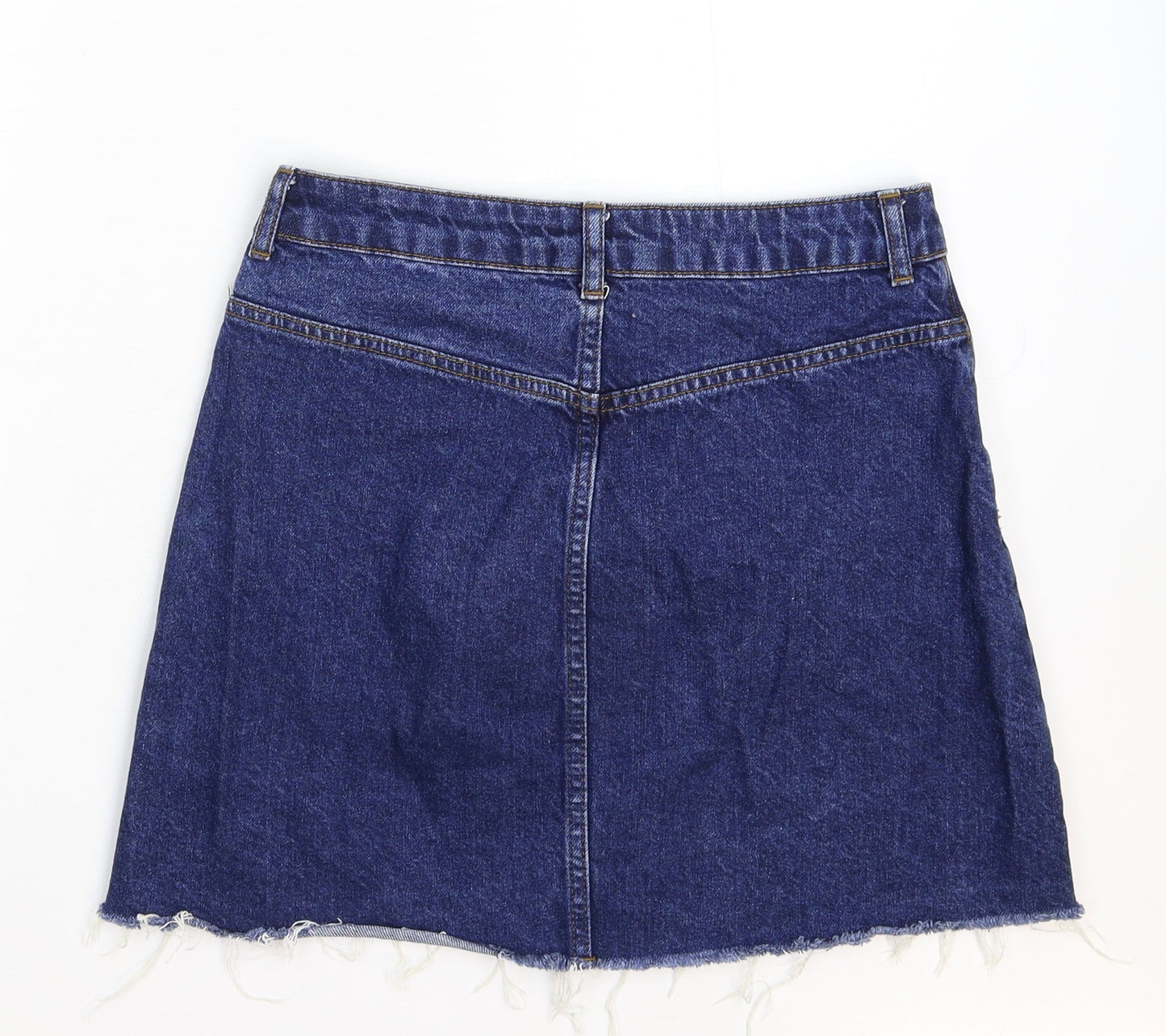 Womens UK Size 10 Topshop Mini Denim Skirt