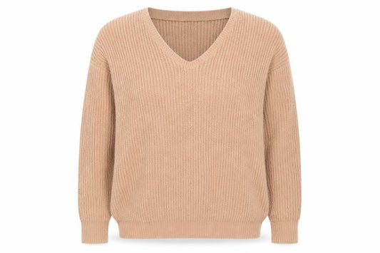 Womens UK Size 8 Atmosphere Beige Pullover Jumper