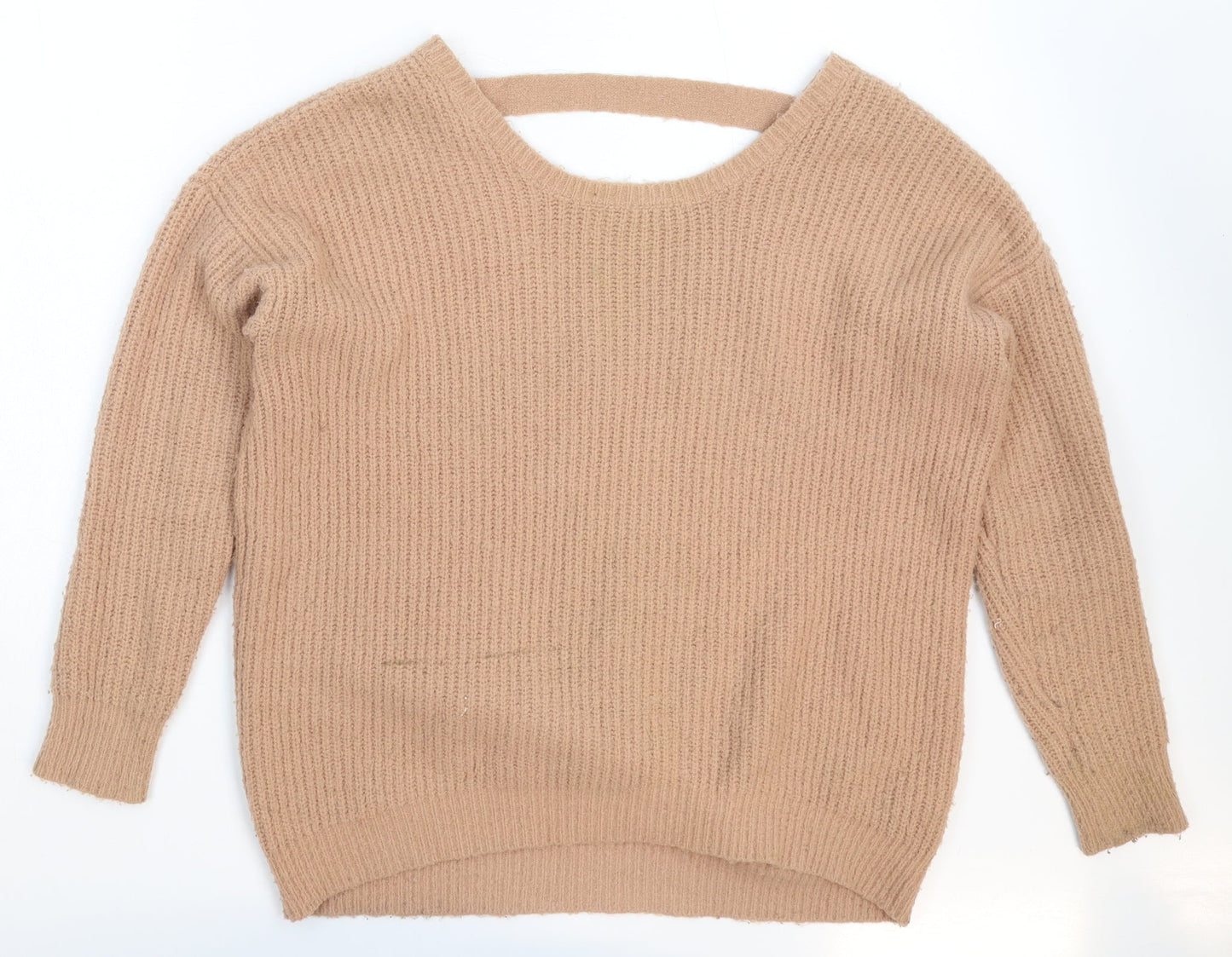 Womens UK Size 8 Atmosphere Beige Pullover Jumper