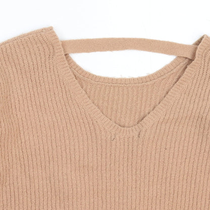 Womens UK Size 8 Atmosphere Beige Pullover Jumper