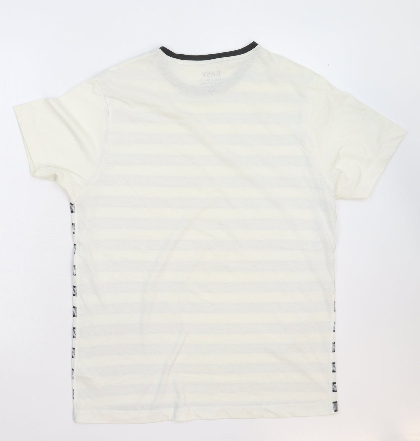 Mens UK Size M Easy White  T-Shirt