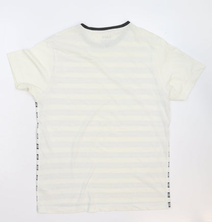 Mens UK Size M Easy White  T-Shirt