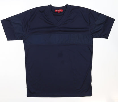 Raggazzo Mens Blue    T-Shirt Size M