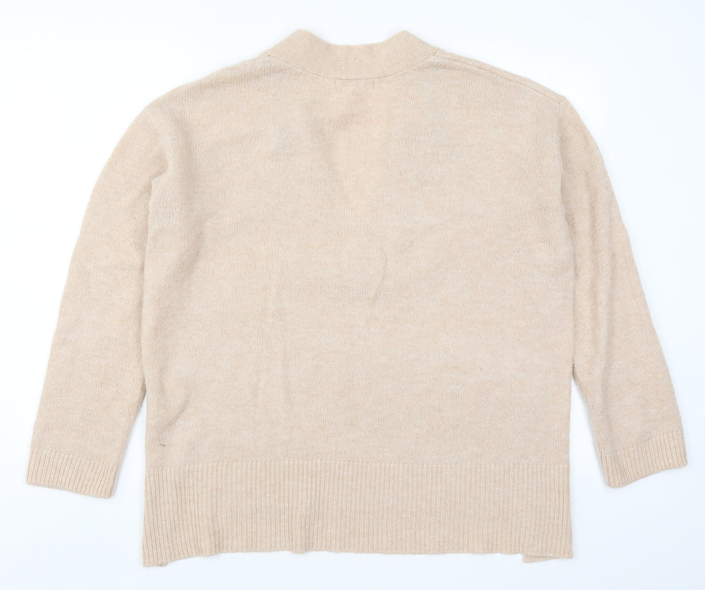 Womens UK Size M H&M Beige Pullover Jumper
