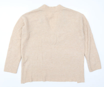 Womens UK Size M H&M Beige Pullover Jumper