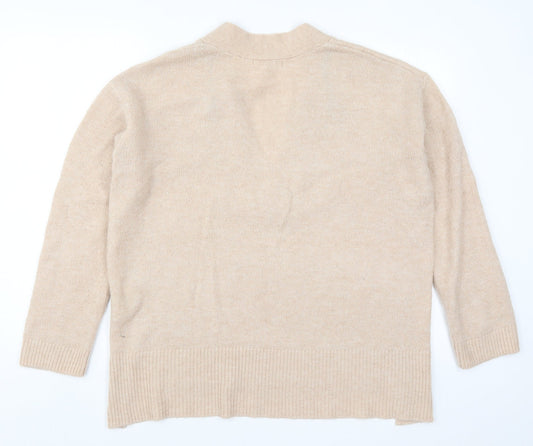 Womens UK Size M H&M Beige Pullover Jumper