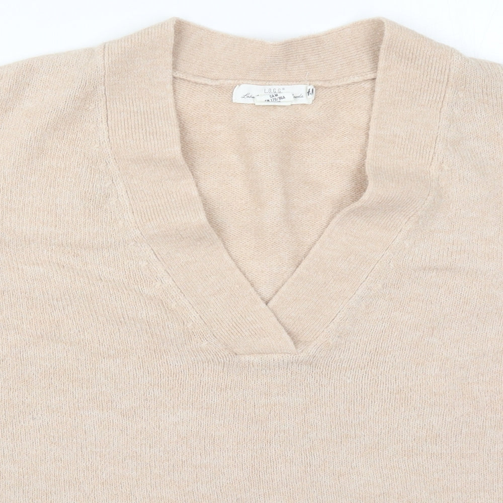 Womens UK Size M H&M Beige Pullover Jumper