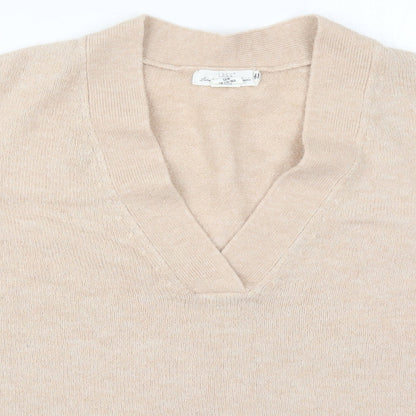 Womens UK Size M H&M Beige Pullover Jumper