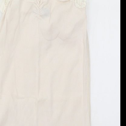 Womens UK Size 12 Miss Selfridge White Basic Tank