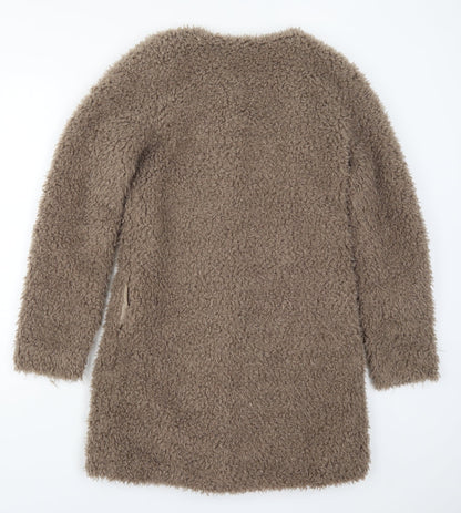 Angelababy Womens Brown   Overcoat Coat Size S