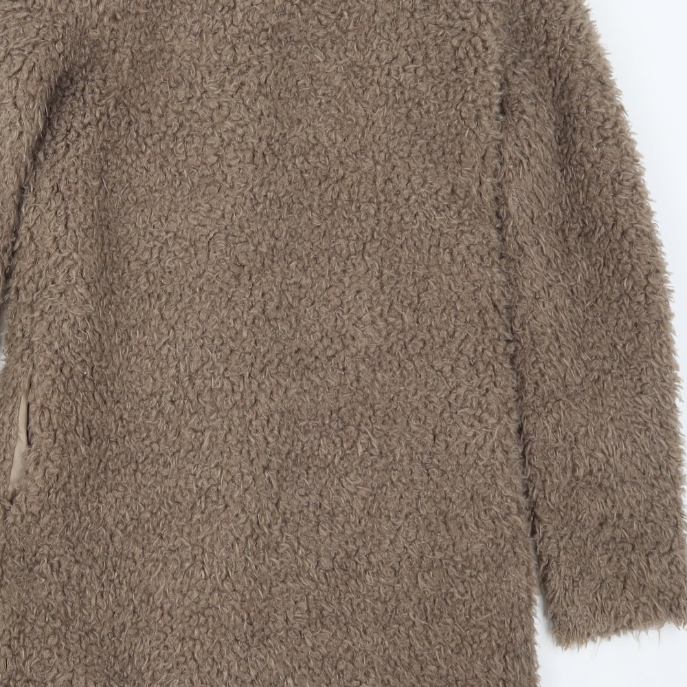 Angelababy Womens Brown   Overcoat Coat Size S