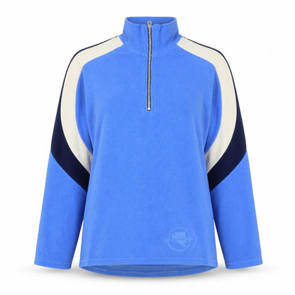 Endura Womens Blue Striped Fleece Jacket  Size M