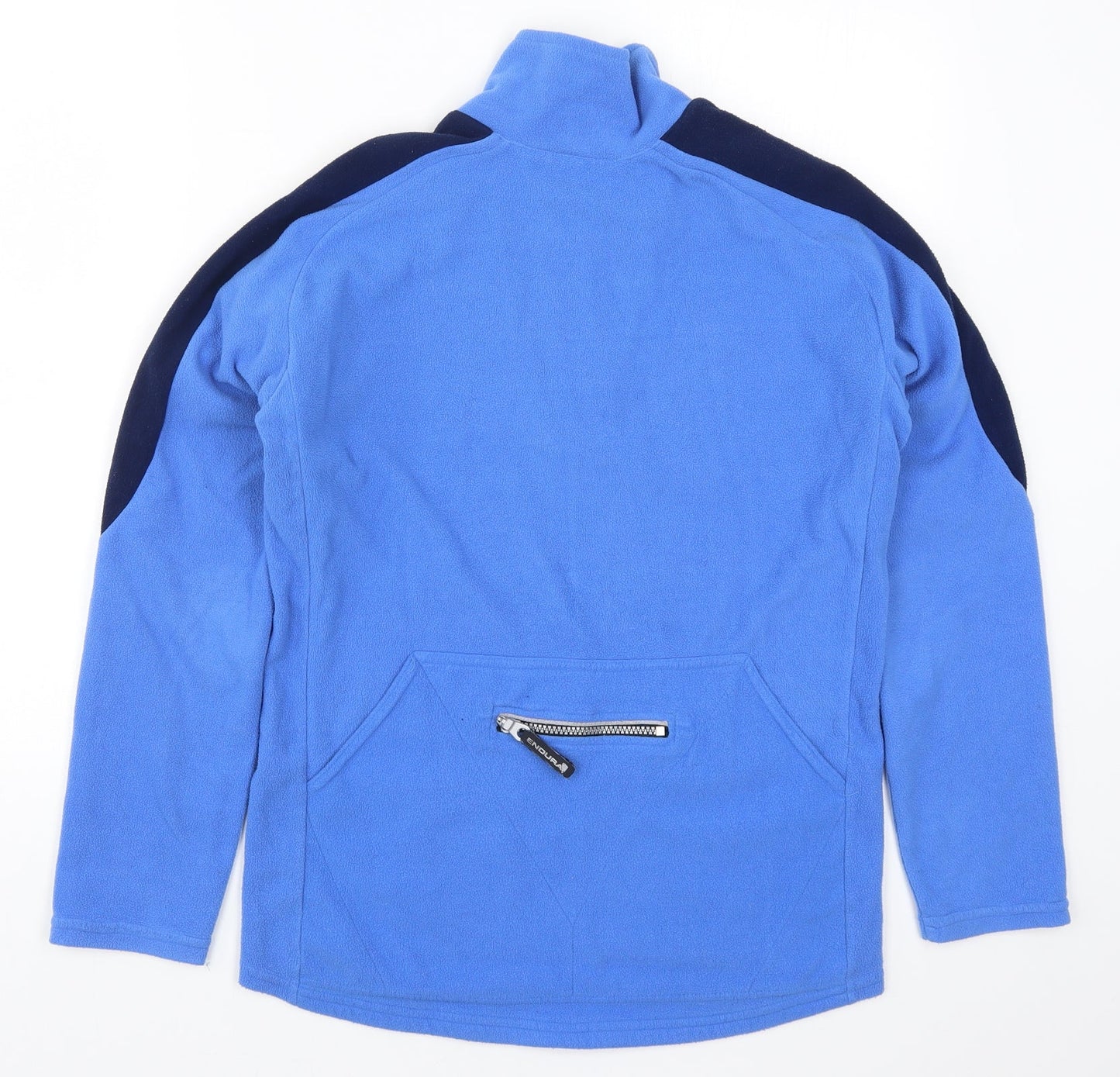 Endura Womens Blue Striped Fleece Jacket  Size M