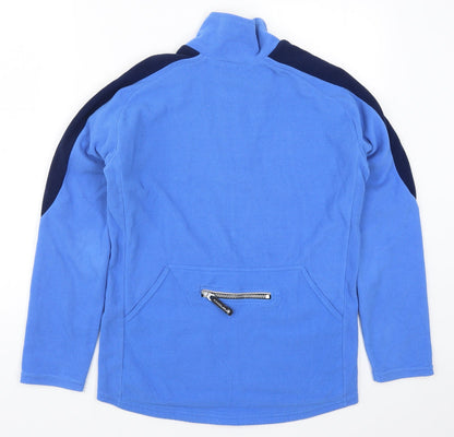 Endura Womens Blue Striped Fleece Jacket  Size M