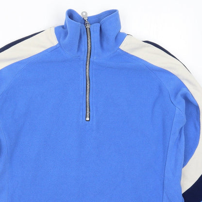 Endura Womens Blue Striped Fleece Jacket  Size M