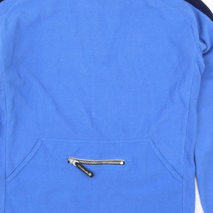 Endura Womens Blue Striped Fleece Jacket  Size M
